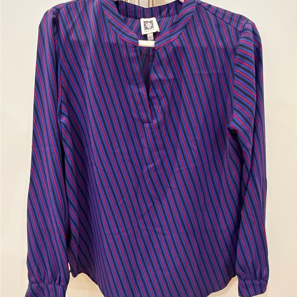 Anne Klein Multicolor Striped Blouse